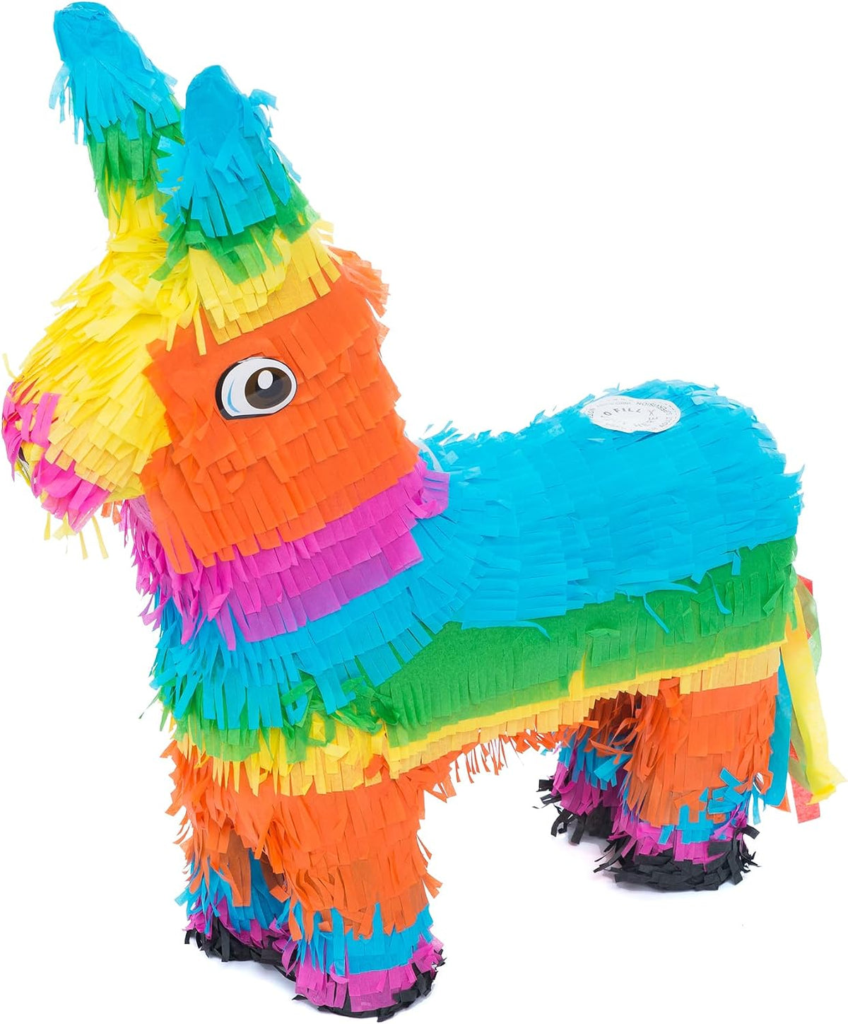 Piñata Set für Kindergeburtstag mit Stab & Augenmaske – Bunter Spaß