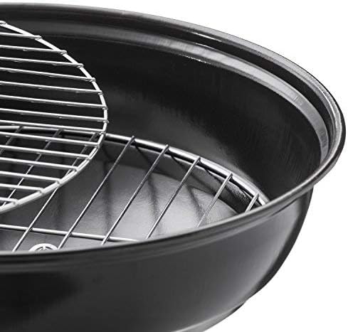 Micro BBQ Kugelgrill - Kompakter Holzkohle-Reisegrill für Camping #Farbe_Grün