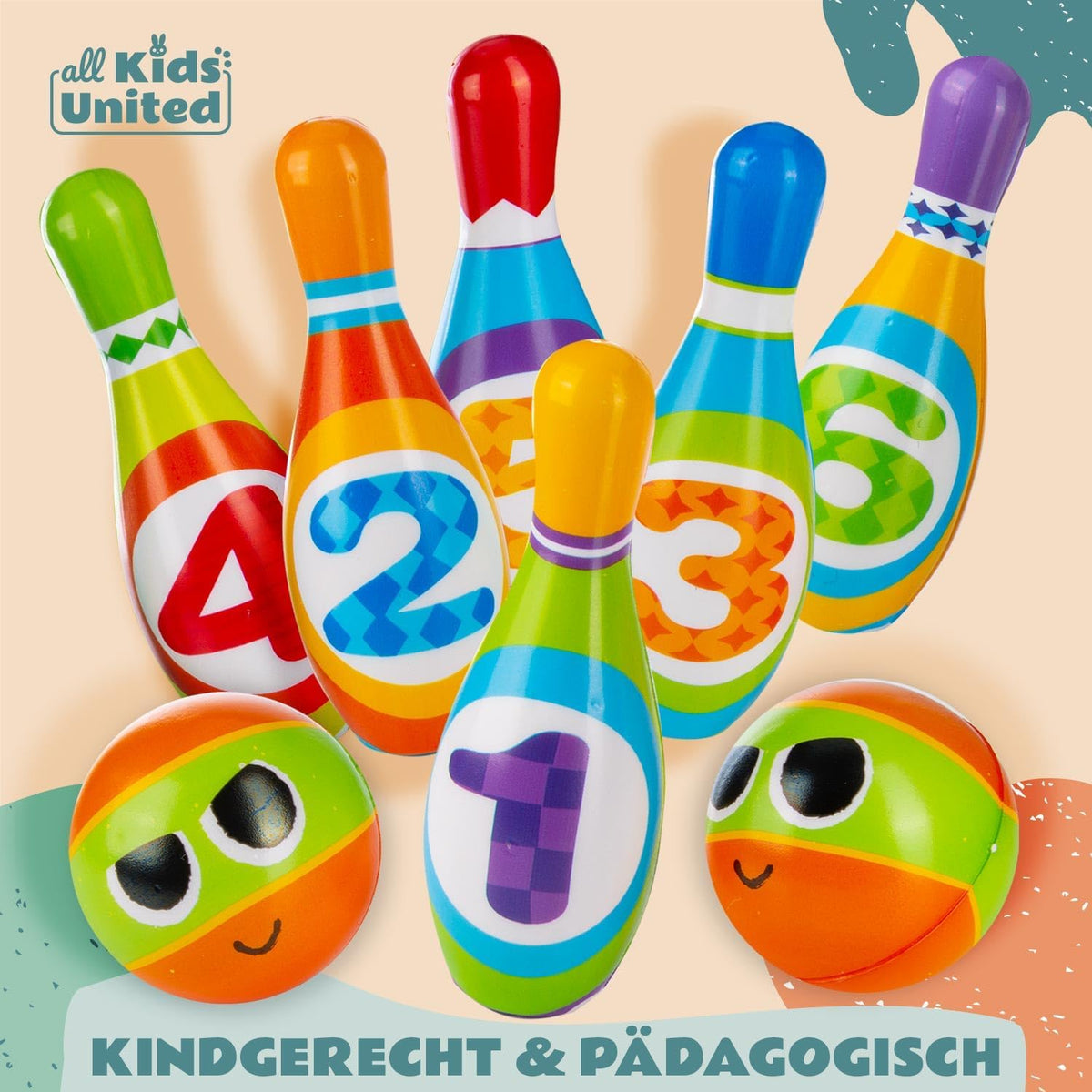 Bowling-Set Kinder 6er Set – Bild 15 #Variante_6er Set