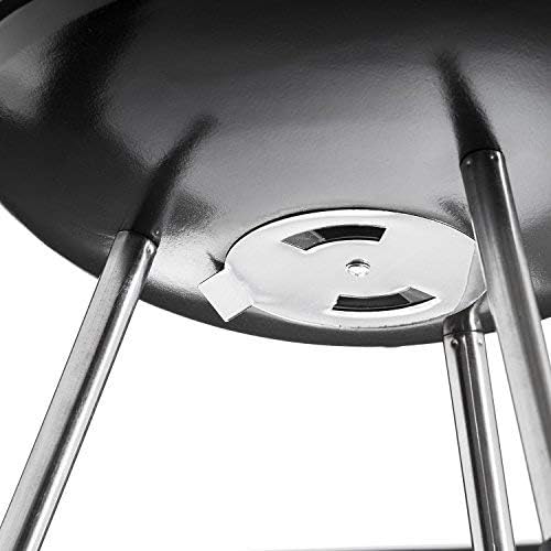 Micro BBQ Kugelgrill - Kompakter Holzkohle-Reisegrill für Camping #Farbe_Rot