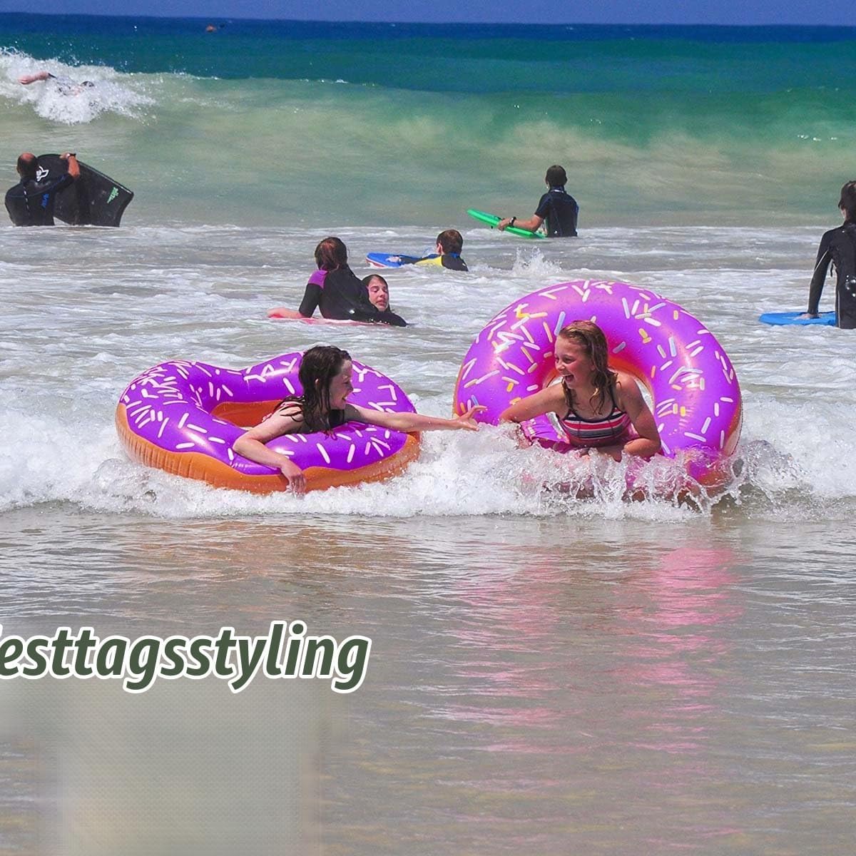 Donut-Schwimmring Pink (100cm) #Variante_Pink (100cm)