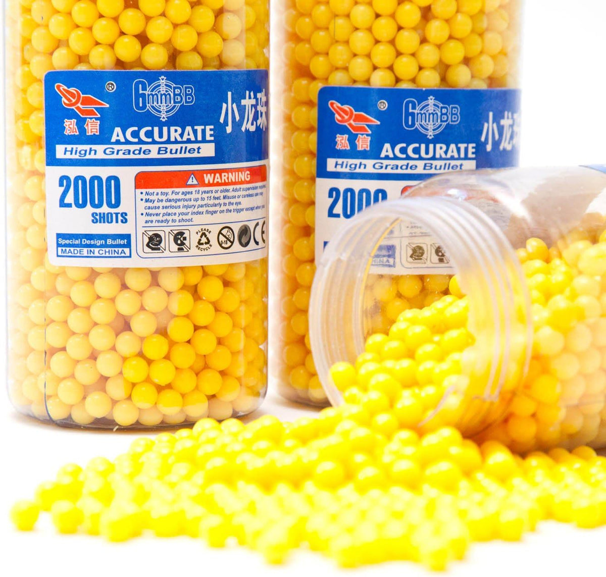 Softair Munition 6mm 0.12g – 2000 BB-Kugeln mit Speedloader #Variante_Einzel