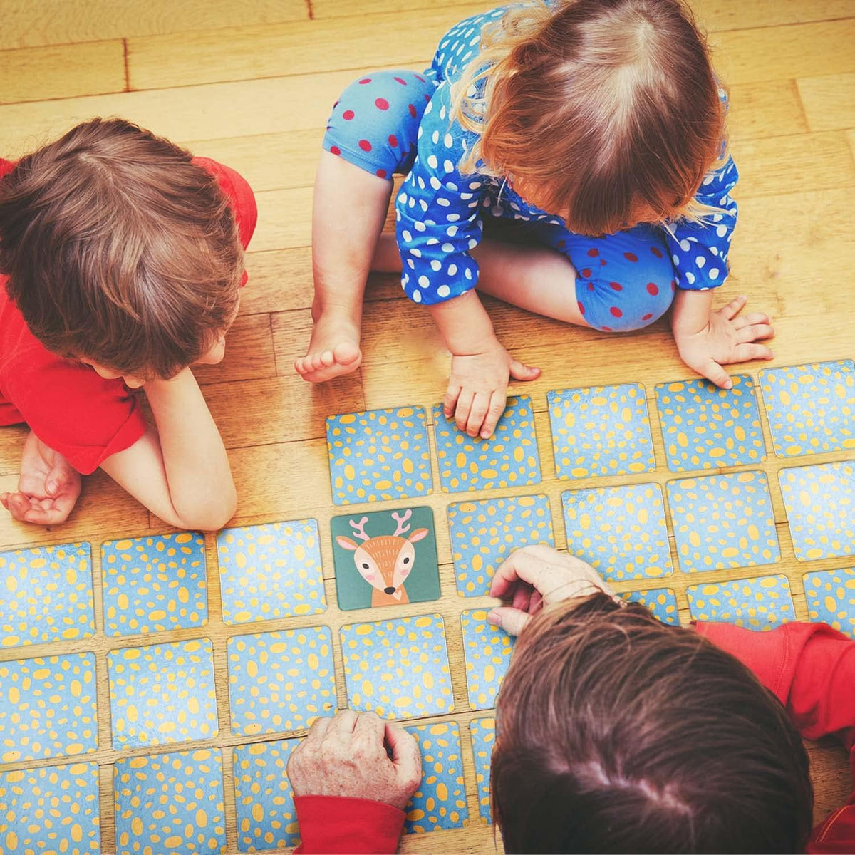 Memo² Holz-Memory für Kinder - Hochwertiges Tier-Gedächtnisspiel #Variante_Standard (72 Karten)