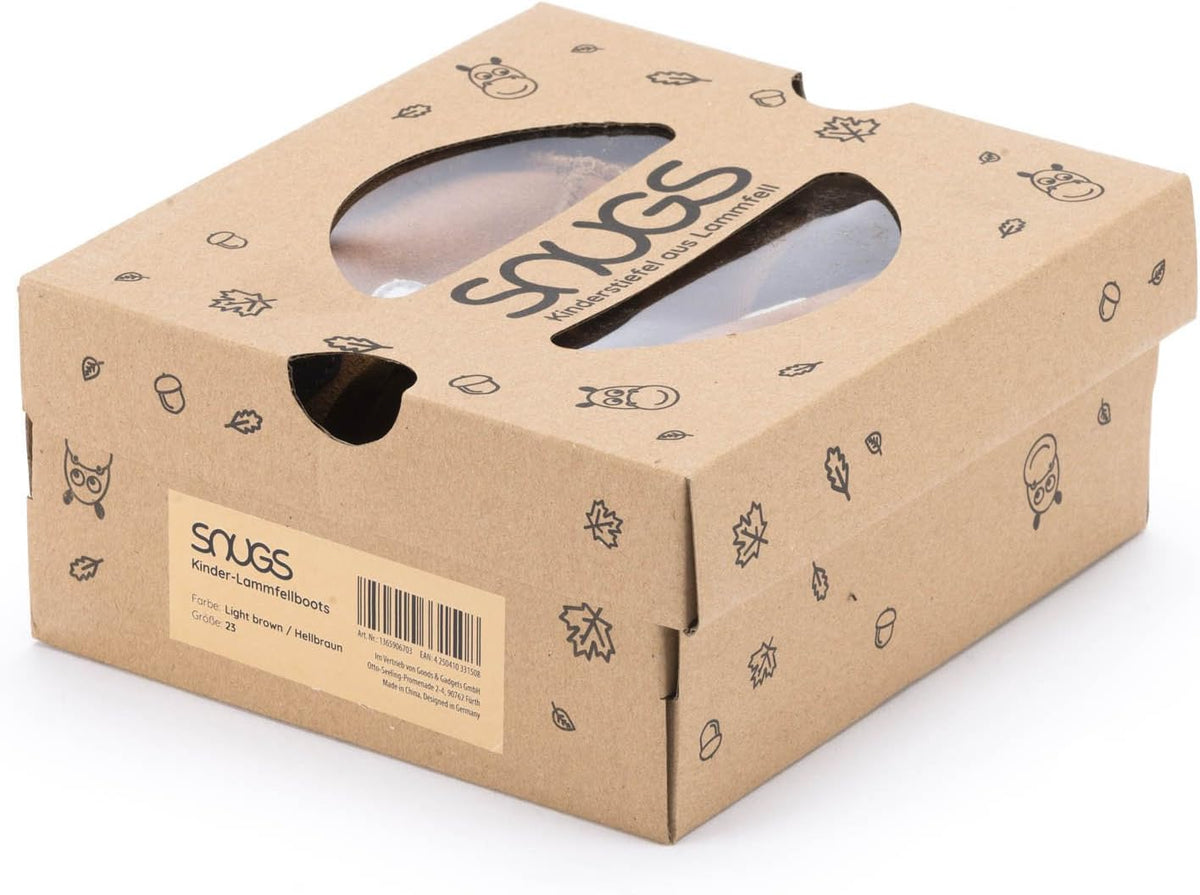 Snugs Kinder Lammfellstiefel – Warme Winterstiefel aus Rauleder #Farbe_NichtImShop