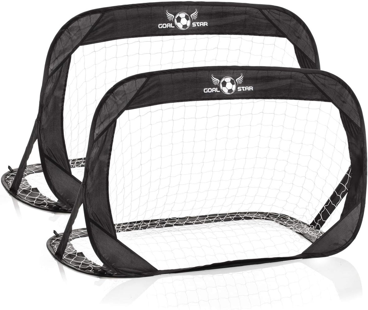 Pop-up Fußballtor 120x80x80cm - Selbstaufstellendes Tor #Variante_2er Set