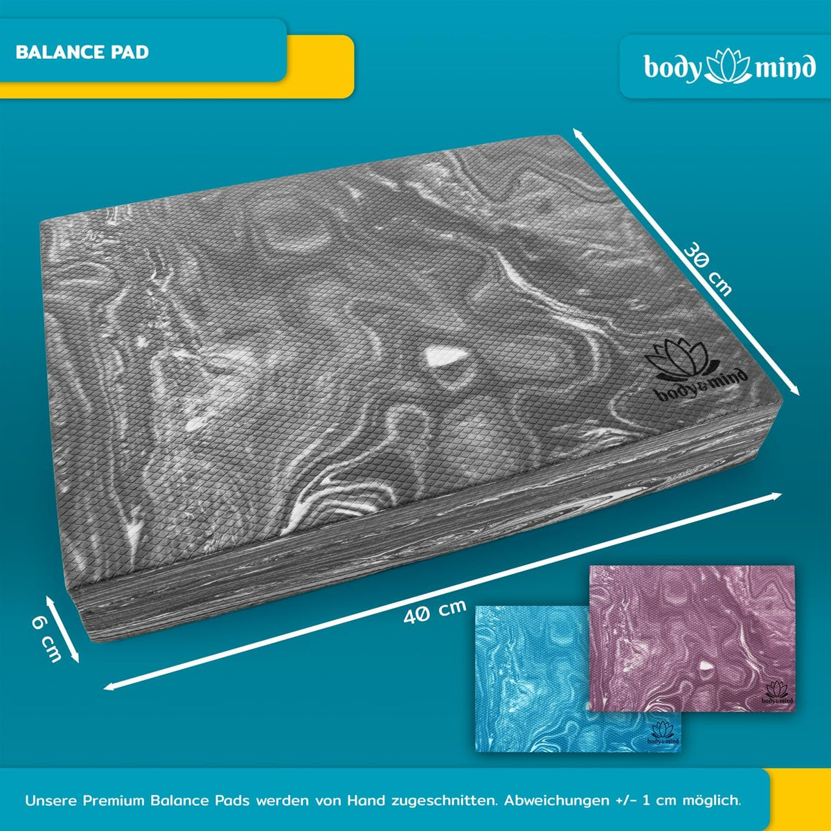 Balance-Pad Grau – Detail 7 #Farbe_Grau