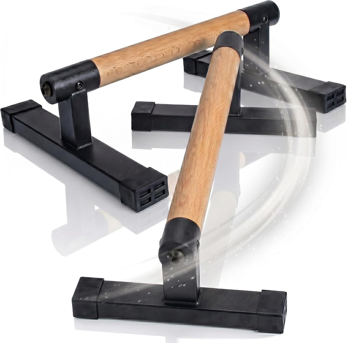 Parallettes Holz-Liegestützgriffe Deluxe – Bild 1 #Variante_Deluxe
