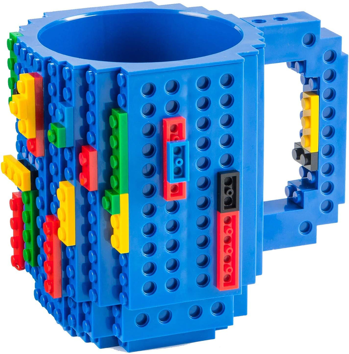 Brick Mug - Bausteine-Kaffeetasse 350ml - Kompatibler DIY Becher #Farbe_Blau