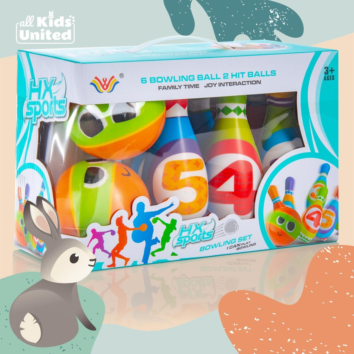 Bowling-Set Kinder 6er Set – Bild 14 #Variante_6er Set