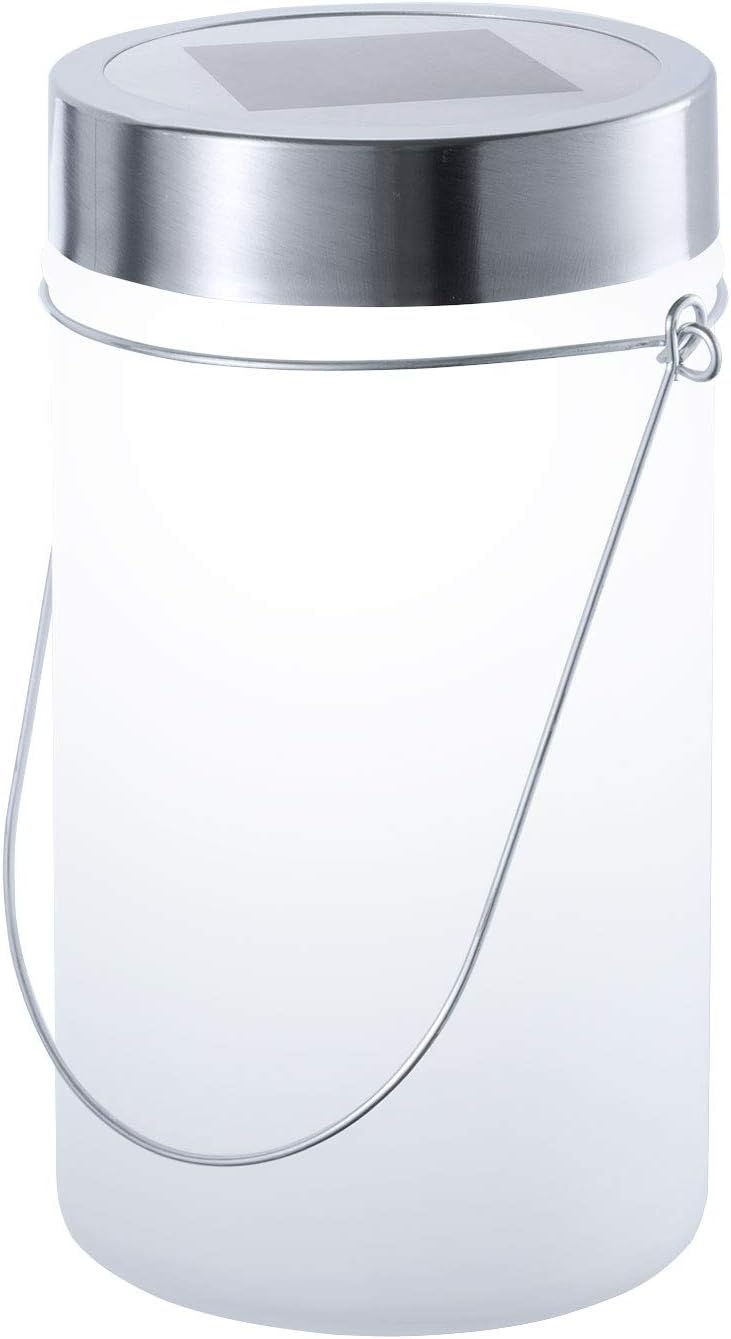 Sun Jar Solar-Laterne Blau - Witterungsbeständige LED-Dekoleuchte #Farbe_Weiß