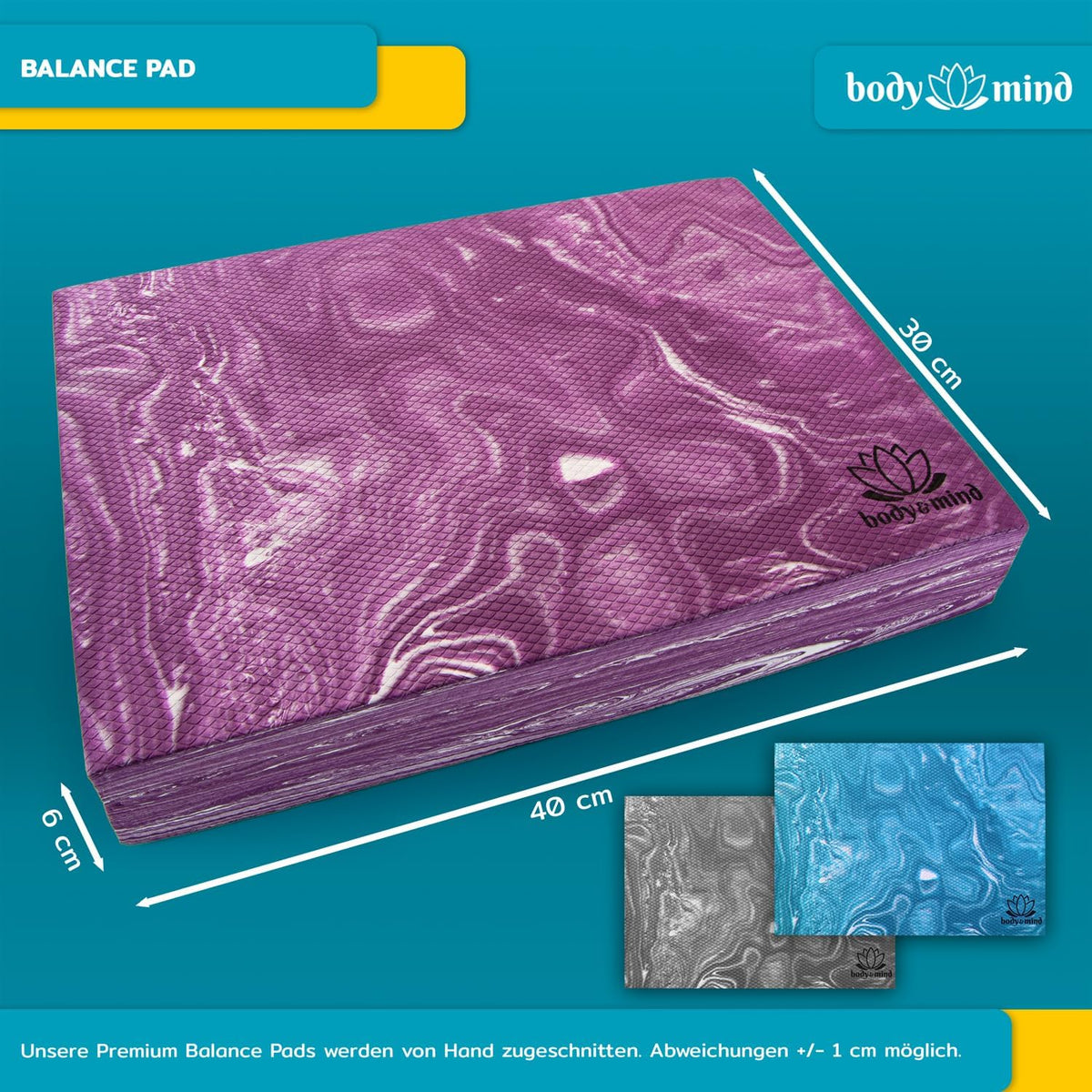 Balance-Pad Violett – Detail 6 #Farbe_Violett