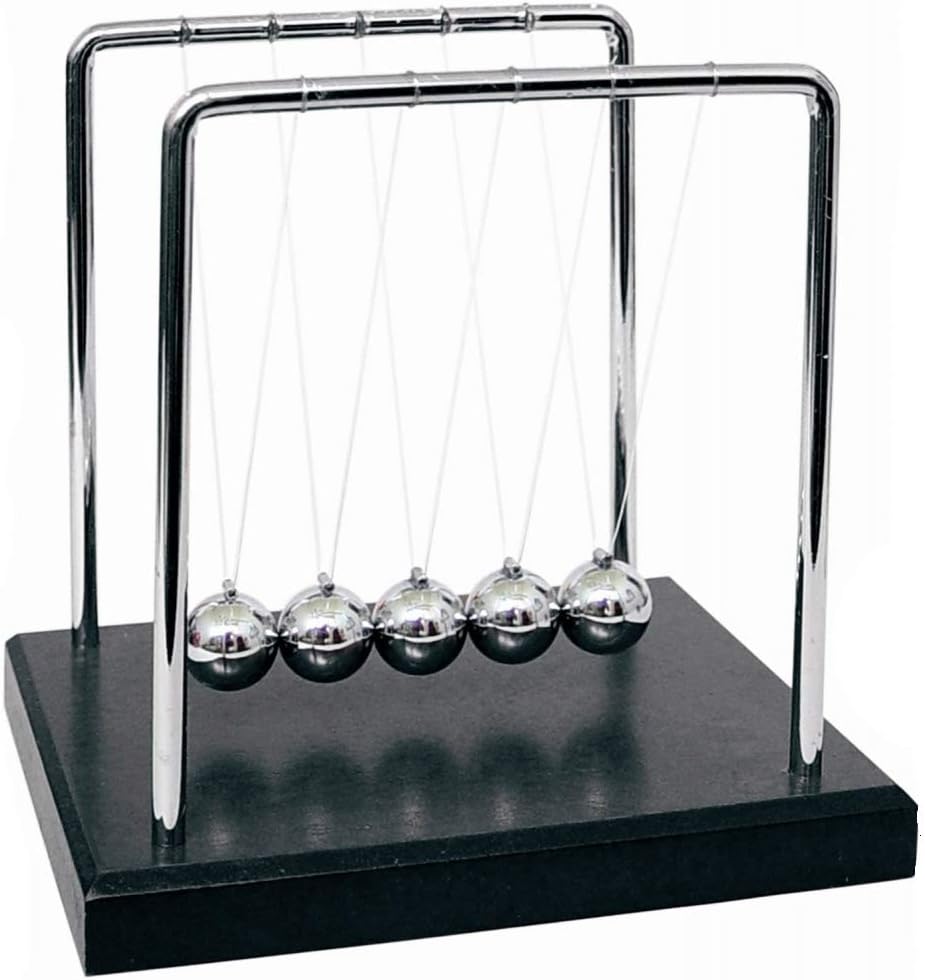 Newton Pendel - Edles Kugelstoßpendel für Büro & Schreibtisch #Variante_Standard