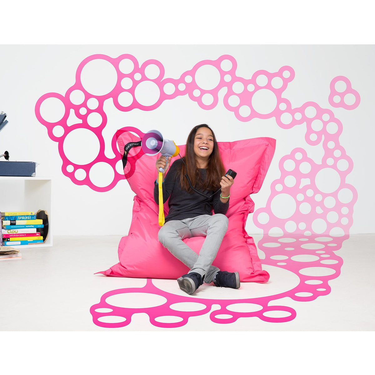 Smoothy-Sitzkissen-Junior-Neon-Pink-Rosa