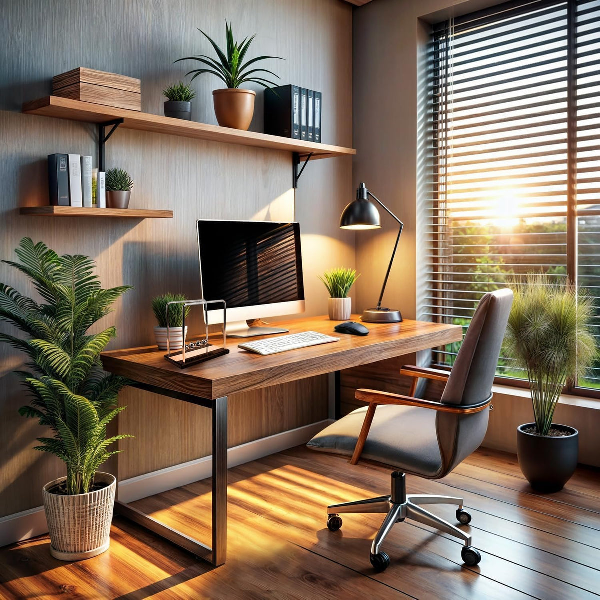 Newton Pendel - Edles Kugelstoßpendel für Büro & Schreibtisch #Variante_Deluxe