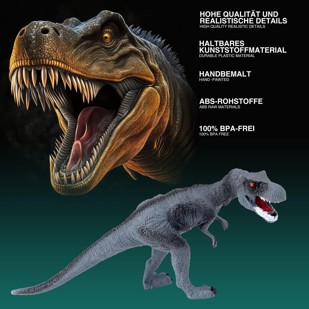 Dino Spiel-Set mit Spielmatte & Box - Robustes Kinder-Geschenk #Variante_Truck