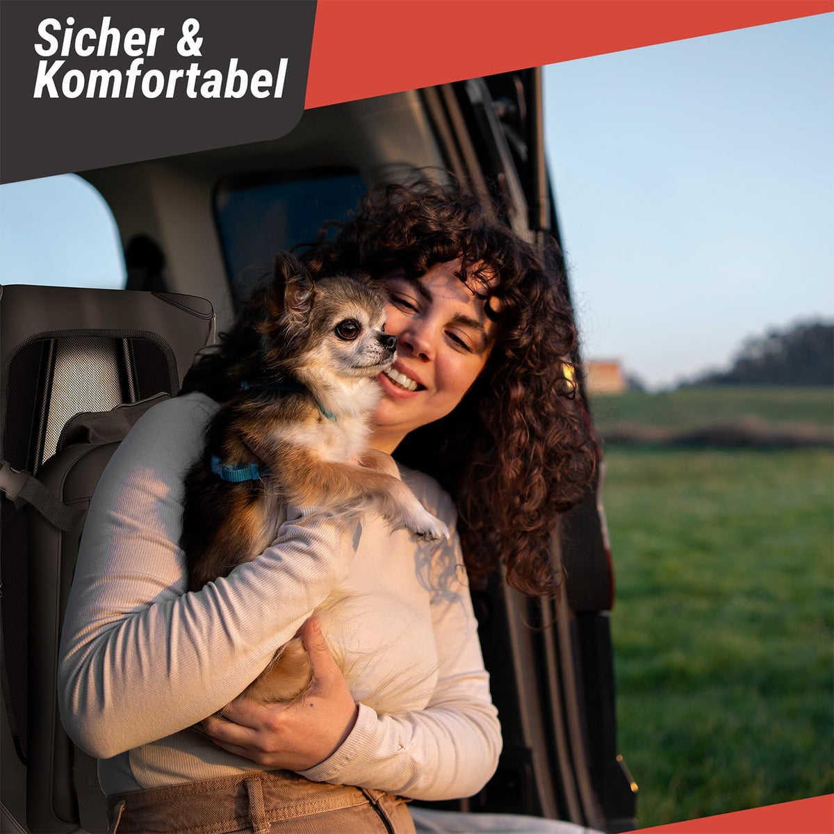 Hundetransportbox Hundebox faltbar fürs Auto - Hunde Box