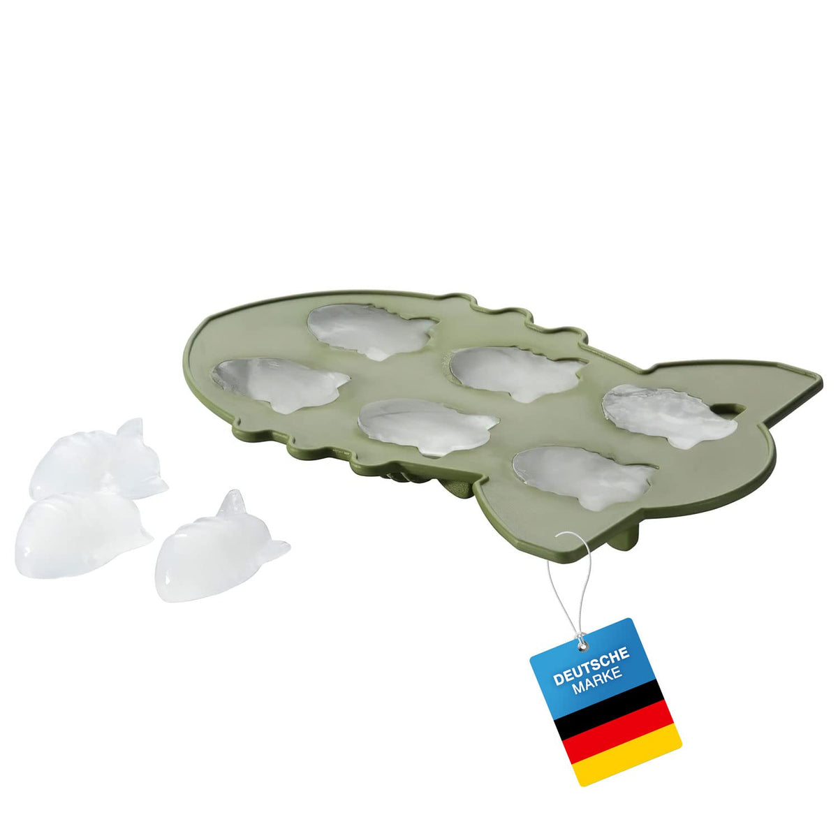 Haifisch Eiswürfelform – Silikon Hai-Form für Party Drinks – PT05