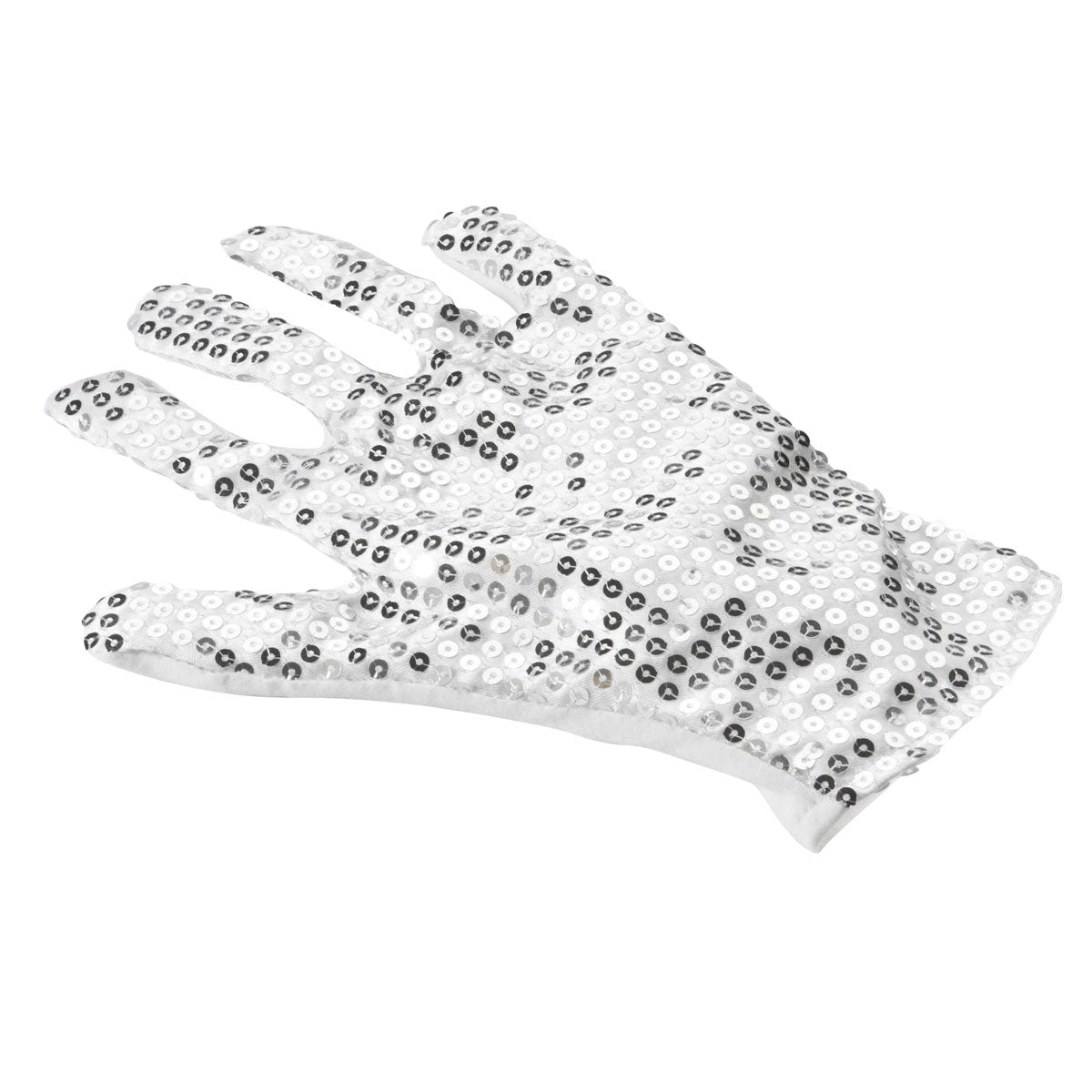 Michael Jackson Pailletten-Handschuh Silber Popstar Kostüm-Accessoire – PT01
