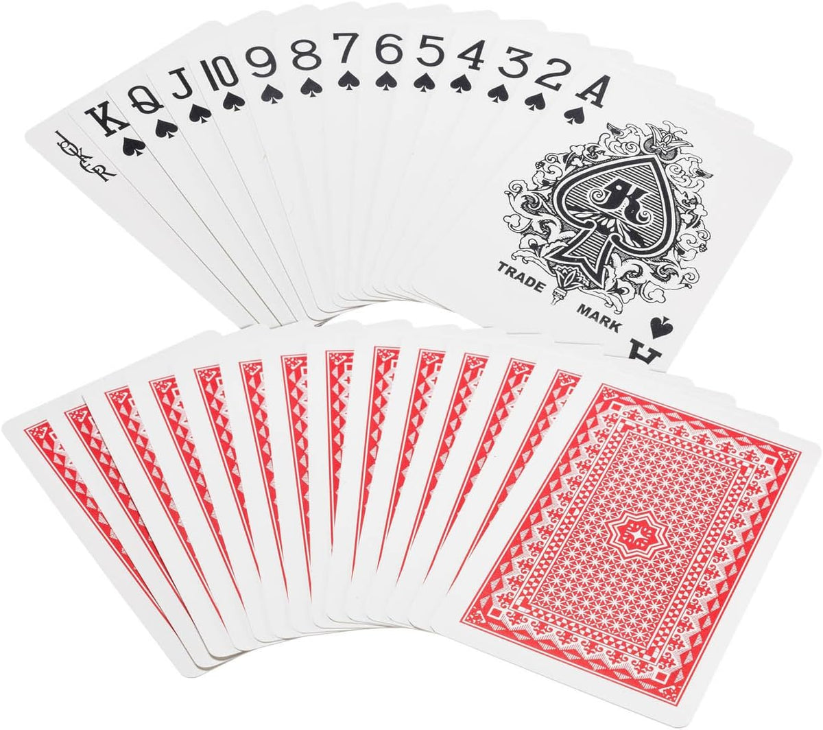 Profi-Pokerkarten 2er Set – 100% Plastik & Wasserfest – PT04