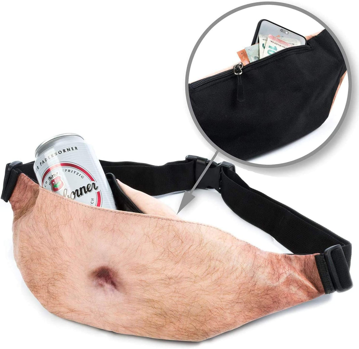 Bierbauch Bauchtasche – Witzige Dad-Bag für Party & Festival