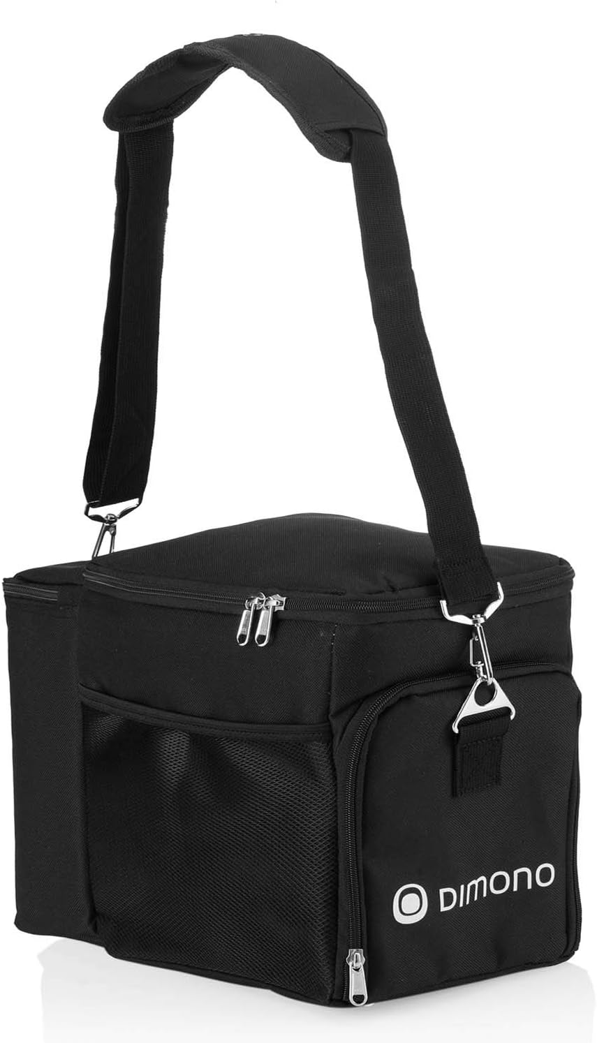 Dimono Kühltasche 15L Set inkl. 3 Frischhaltedosen #Farbe_Schwarz