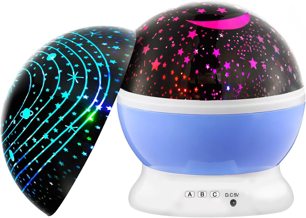 LED Sternenhimmel Projektor - Nachtlicht für Kinder - Einschlafhilfe #Farbe_Violett