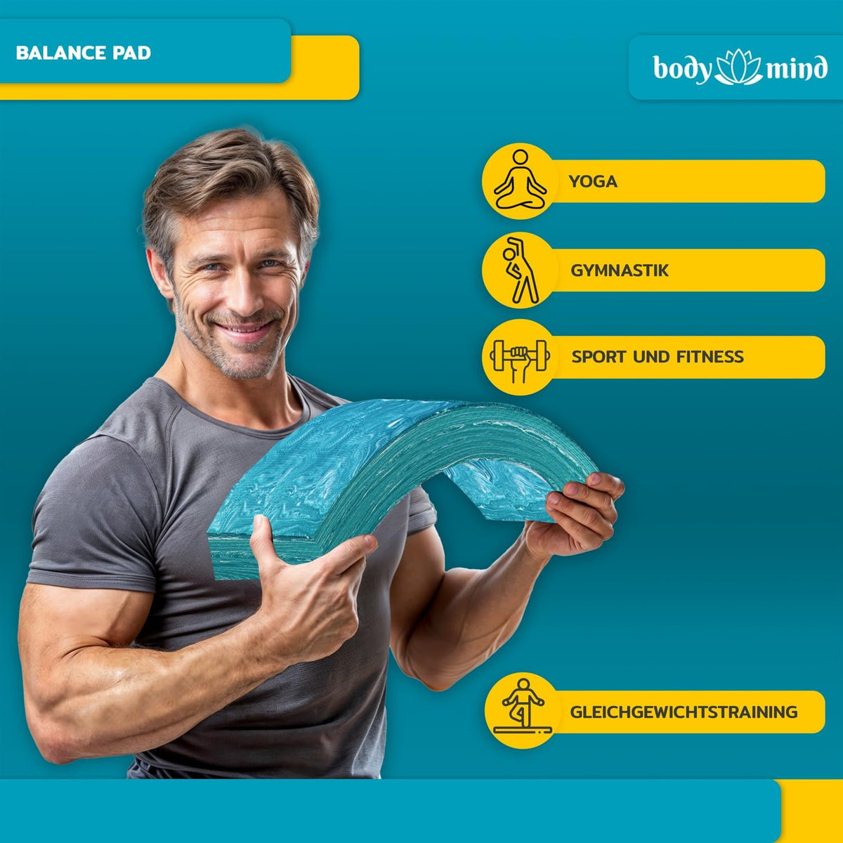 Balance-Pad Blau – Detail 5 #Farbe_Blau