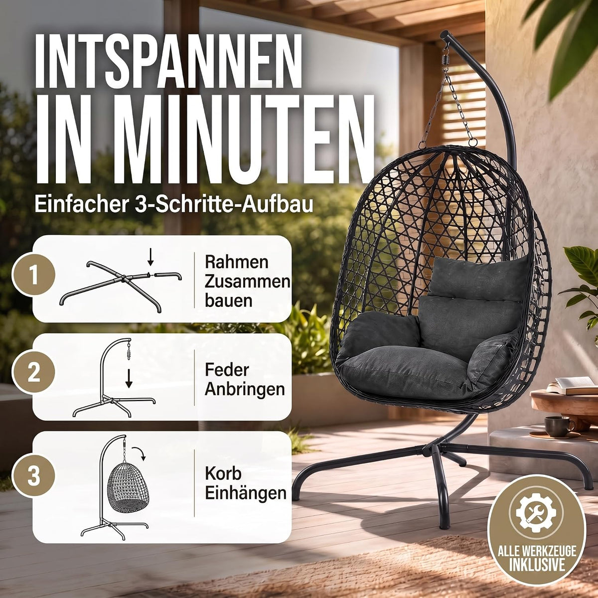 Schwebeliege Grau – Produktansicht 3 #Farbe_Grau