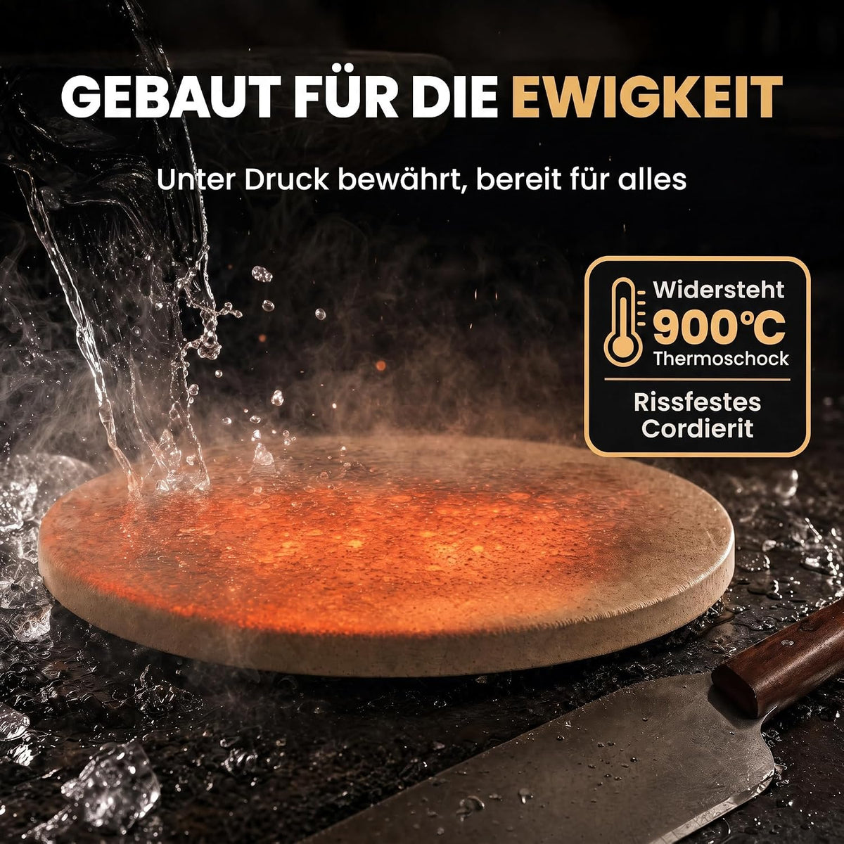Pizzastein für Backofen & Gasgrill #Variante_Rund