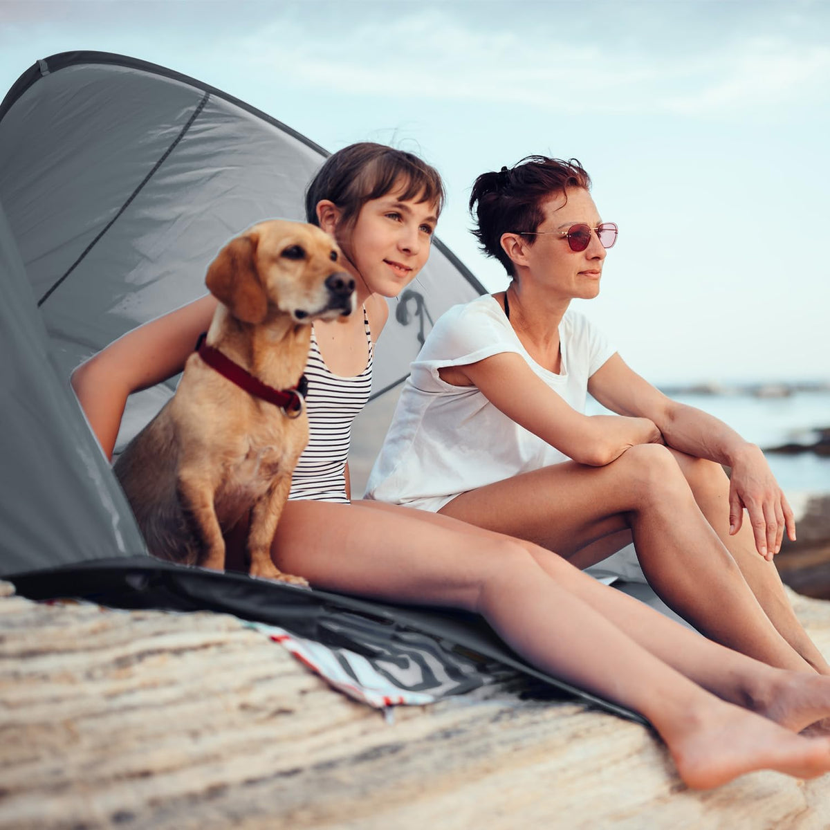 Canyon Cruise Pop-up Strandmuschel #Farbe_Grau