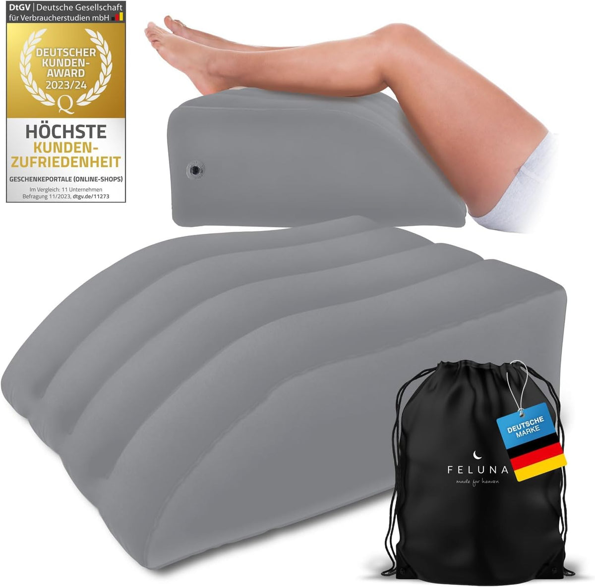 Rückententlastungkissen - Füße hoch Kissen