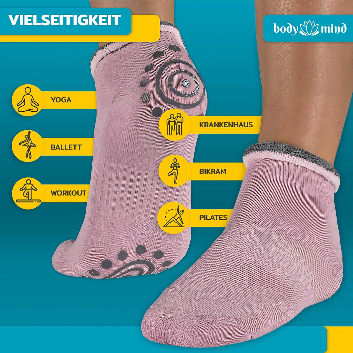 Yoga-Socken Detail 2 #Anzahl_4