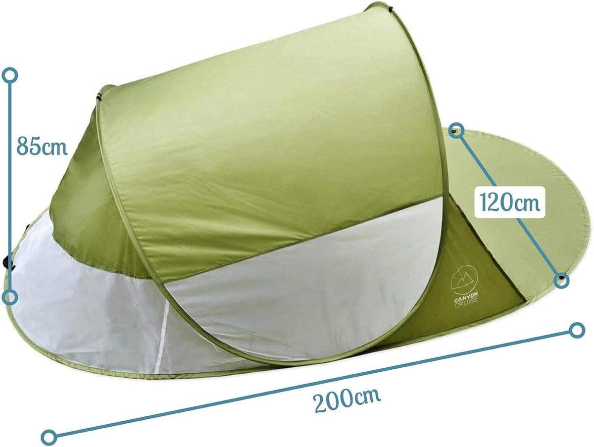 Canyon Cruise Pop-up Strandmuschel #Farbe_Grün