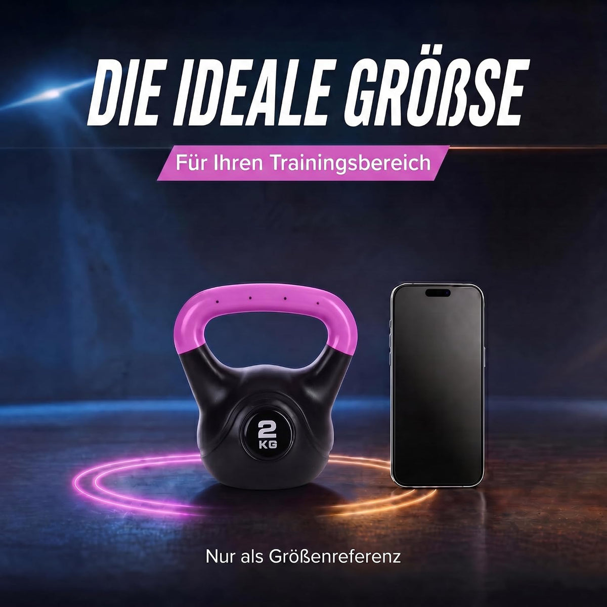 Kettlebell Kugelhantel Deluxe 2-20 kg – Bodenschonendes Krafttraining