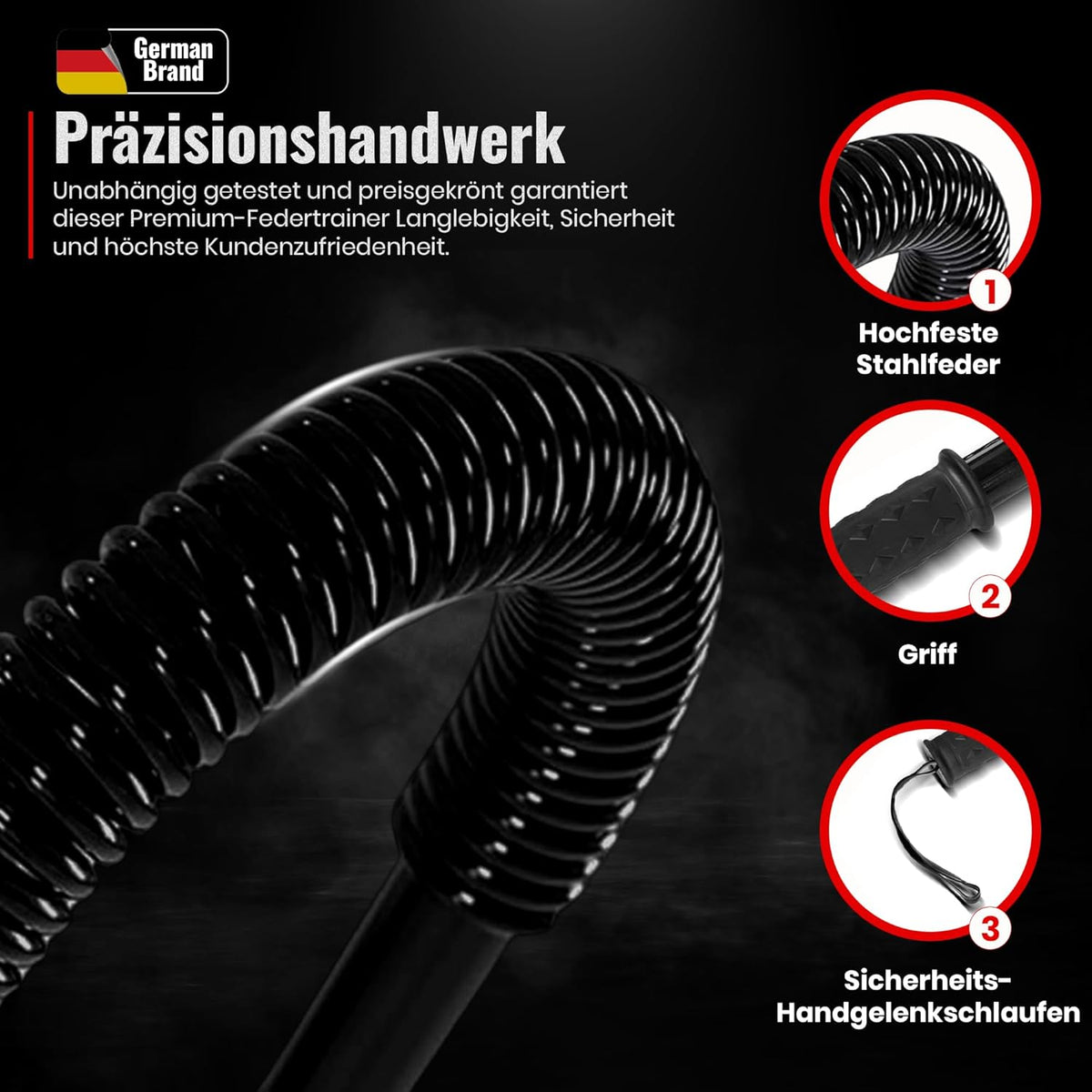 Königsfeder-Biegehantel – Effektiver Armtrainer für Krafttraining
