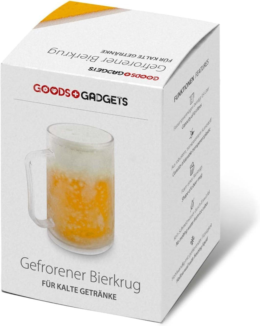 Gefrorener Bierkrug – ein Becher mit Verpackung #Anzahl_1