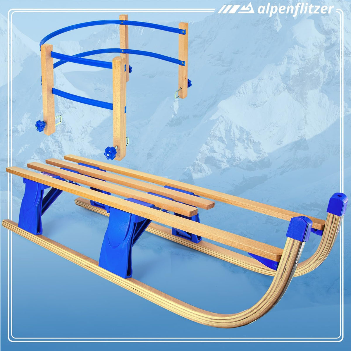 Alpenflitzer Deluxe mit Lehne Produktansicht 11 #Variante_Deluxe mit Lehne