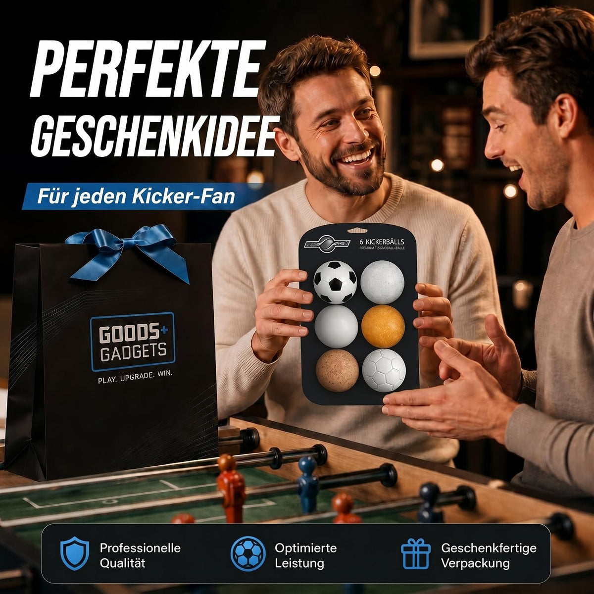 12er Set Profi Kickerbälle - 35mm Tischfußball-Bälle für Kickertische #Anzahl_6