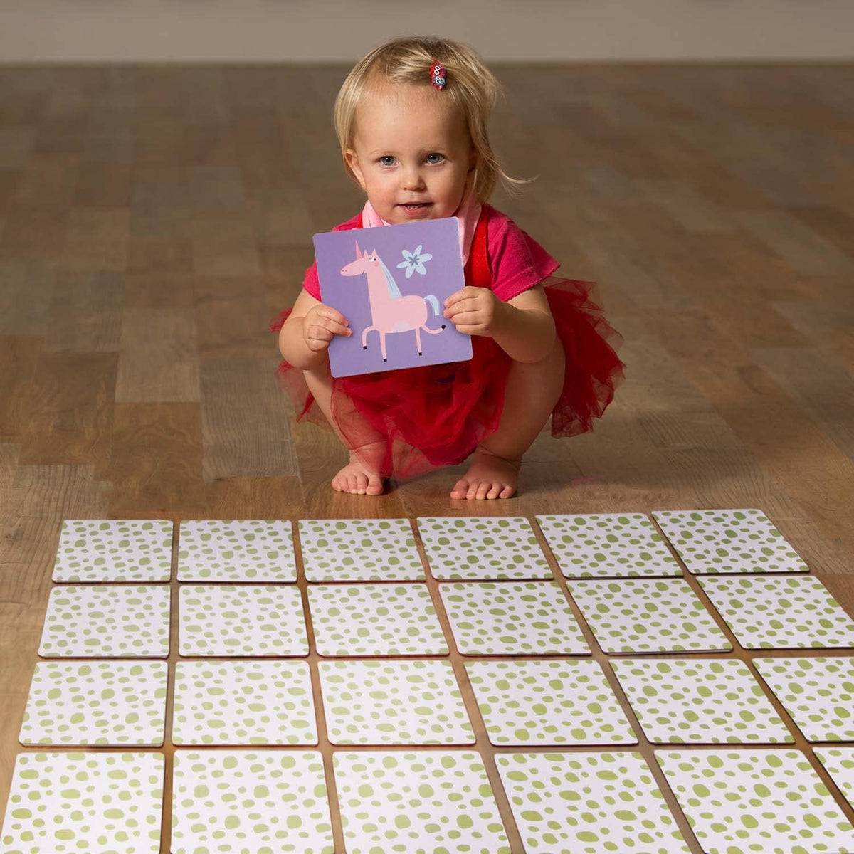 Memo² Holz-Memory für Kinder - Hochwertiges Tier-Gedächtnisspiel #Variante_Jumbo XXL (36 Karten)