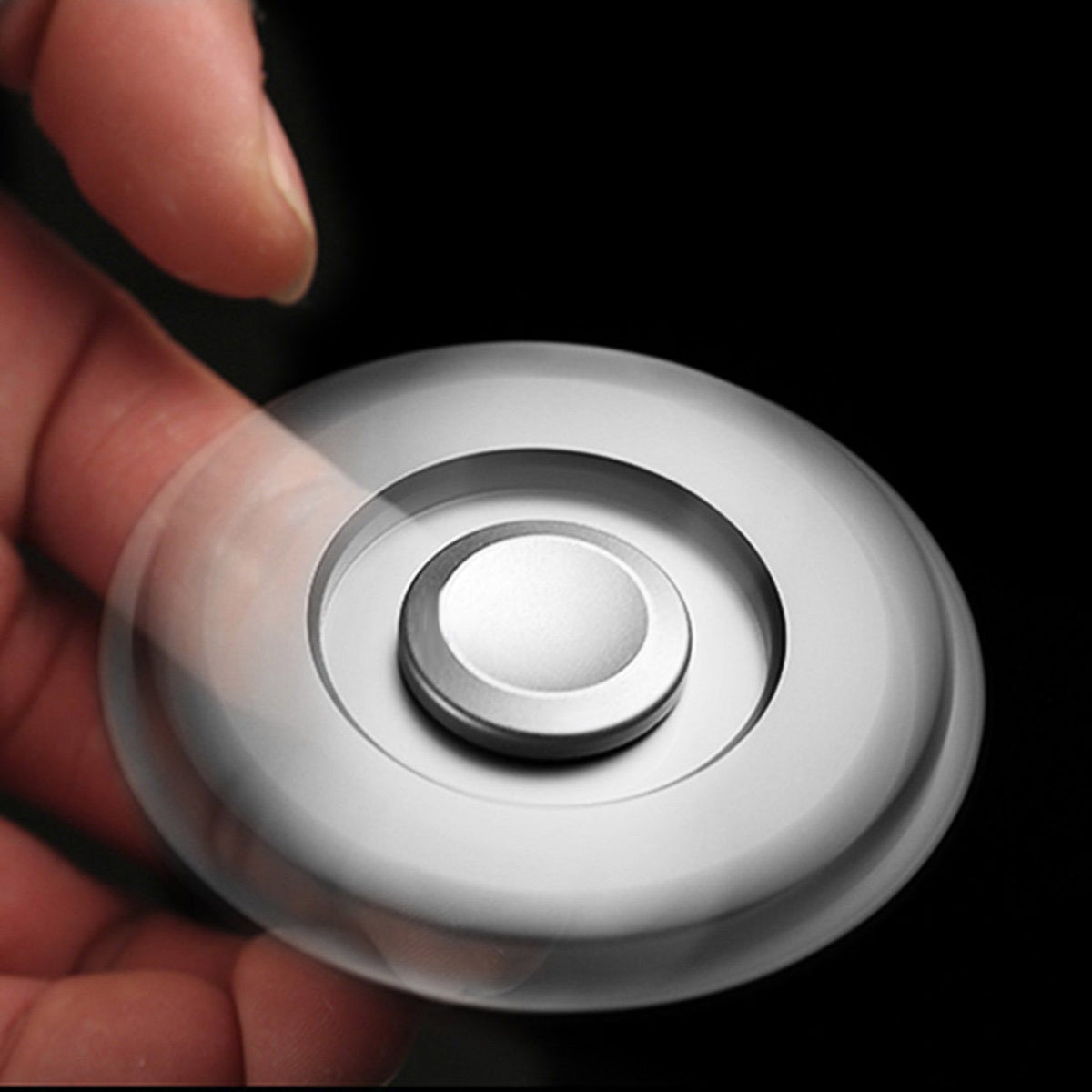 Luxus Fidget Spinner – Silber #Farbe_Silber