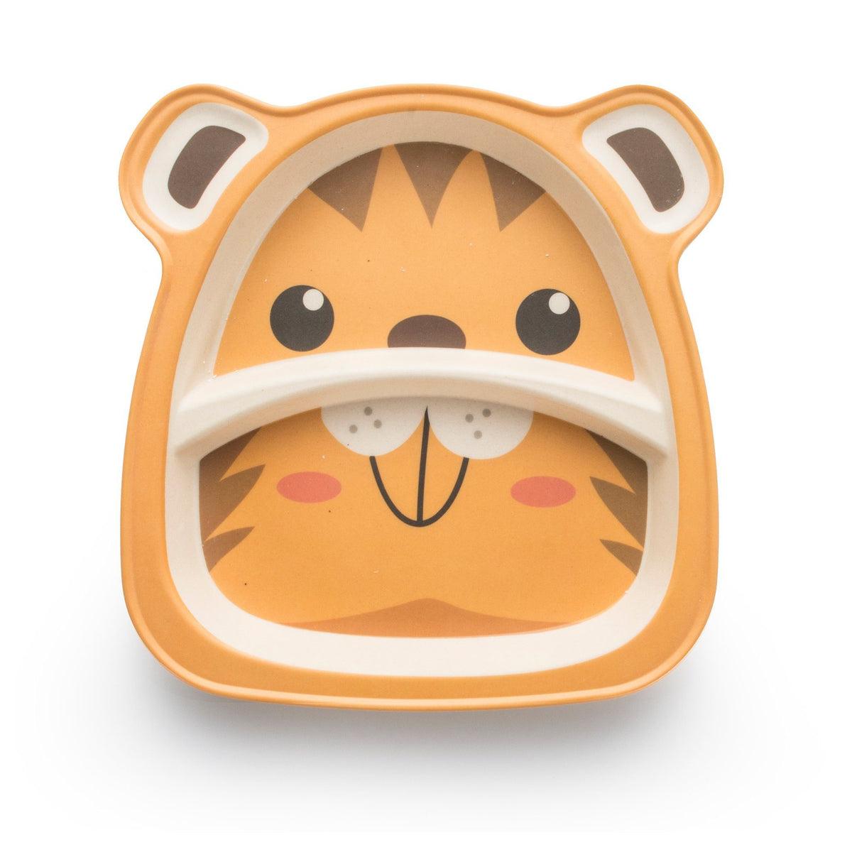 Rutschfestes 5-teiliges Kindergeschirr-Set - BPA-frei & Nachhaltig #Variante_Tiger