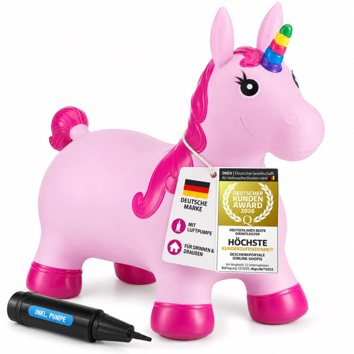Hüpftier Einhorn - Robustes Hüpfspielzeug für Kinder inkl. Pumpe – Default Title – SKU 22059904 – MAIN