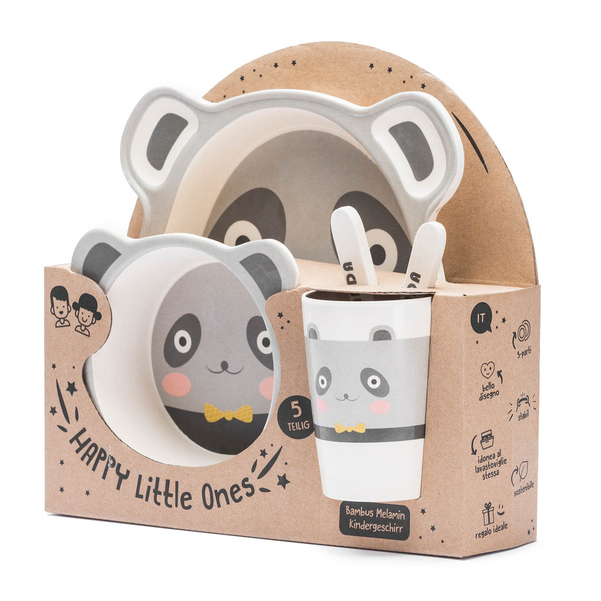 panda-essgeschirr-kinder