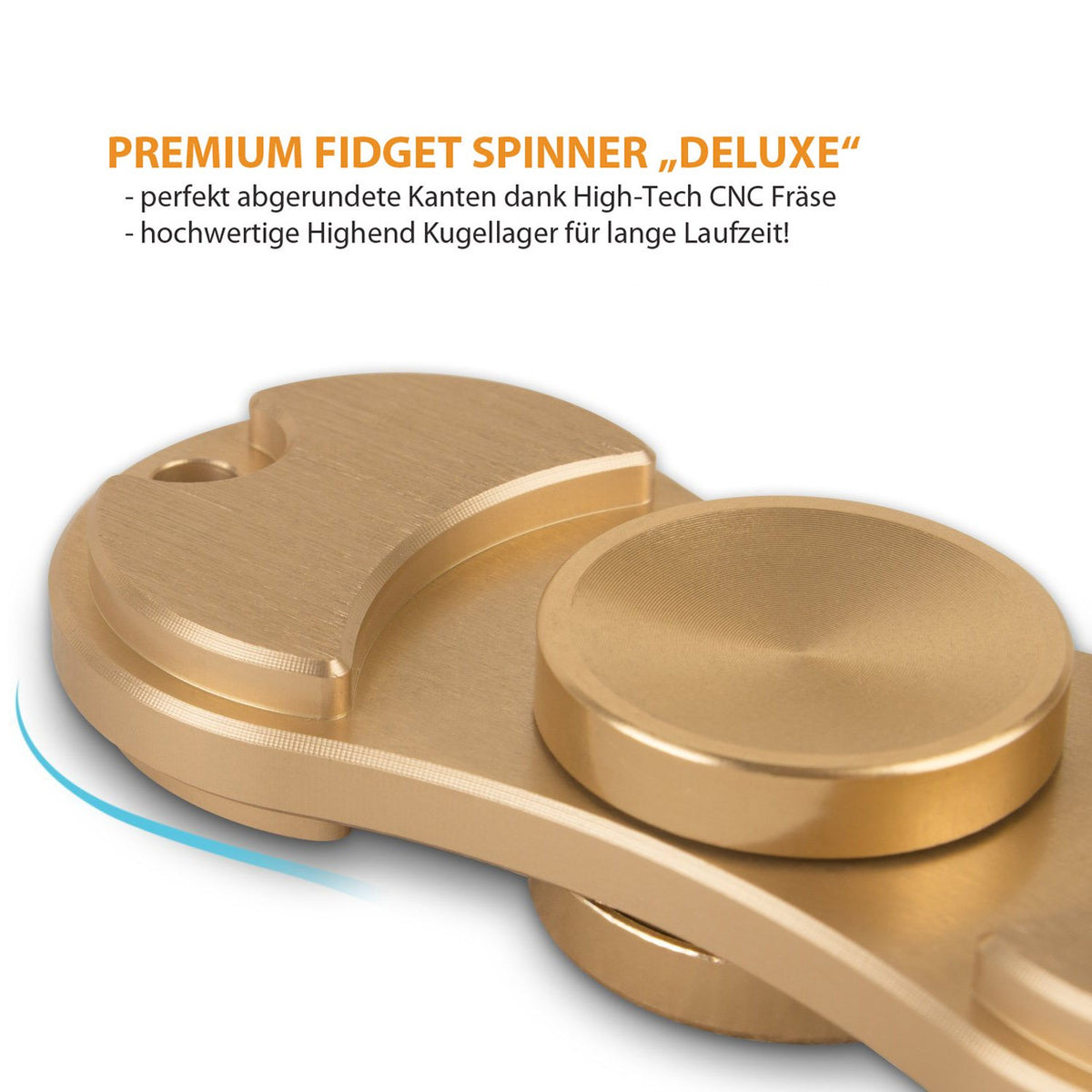 Luxus Fidget Spinner – Gold #Farbe_Gold