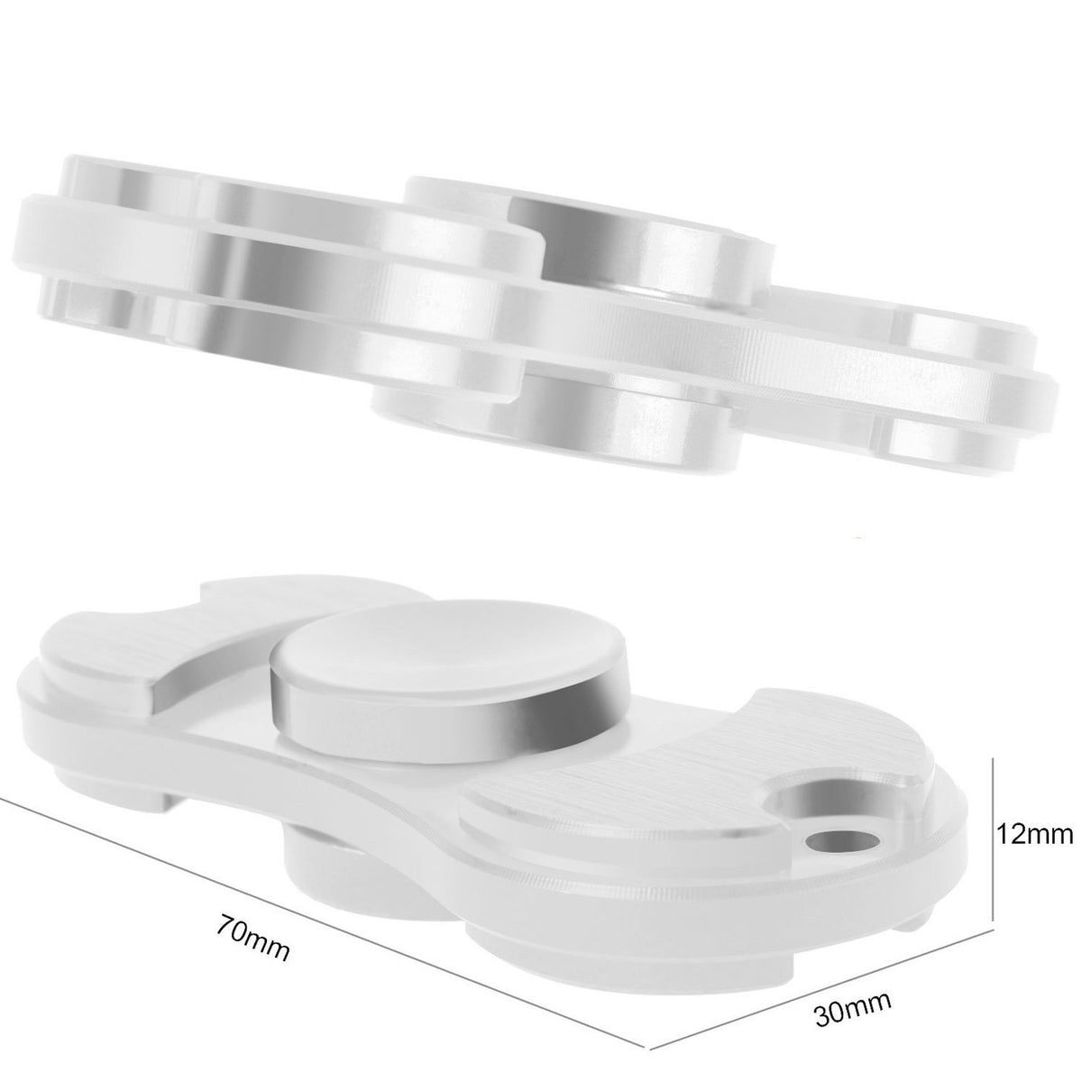 Luxus Fidget Spinner – Silber #Farbe_Silber